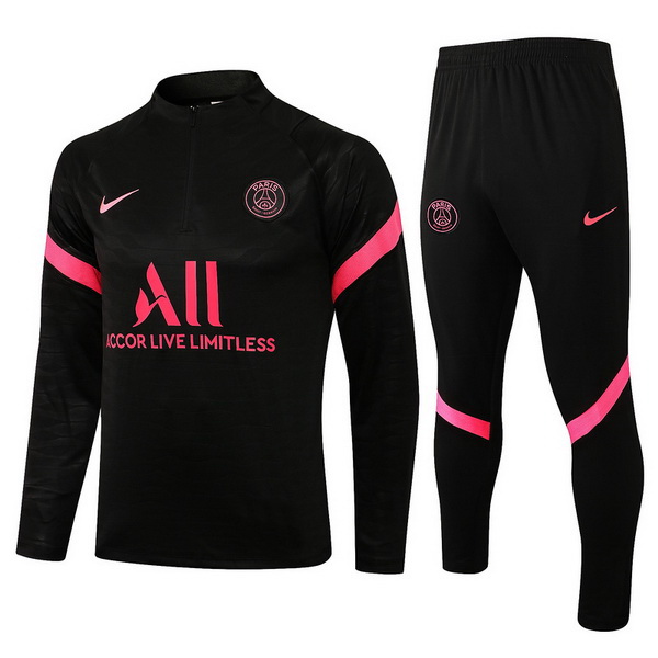 Camiseta Paris SG Chandal Ninos 21/2022 Negro II Rosa