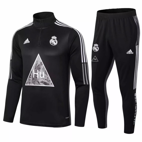 Camiseta Real Madrid Chandal Ninos 21/2022 Negro Gris