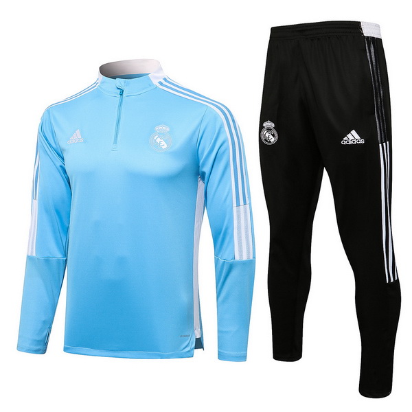 Camiseta Real Madrid Chandal Ninos 21/2022 Azul Blanco Negro