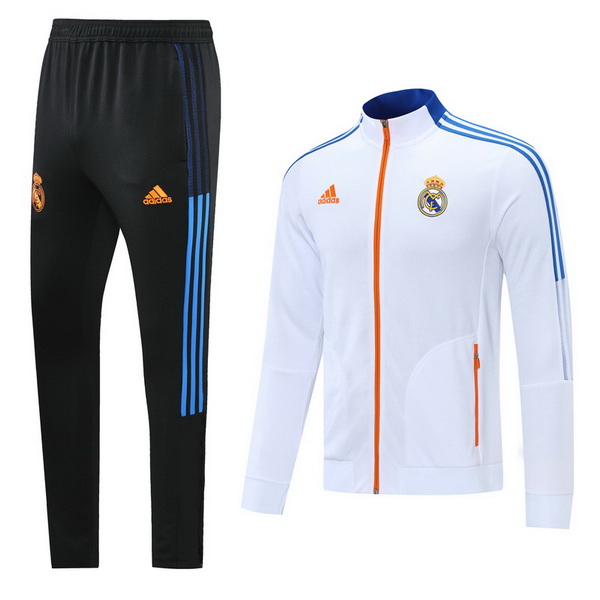 Camiseta Real Madrid Chandal Ninos 21/2022 Blanco I Negro