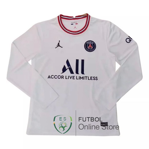 Camiseta Paris Saint Germain 21/2022 Manga Larga Cuarta