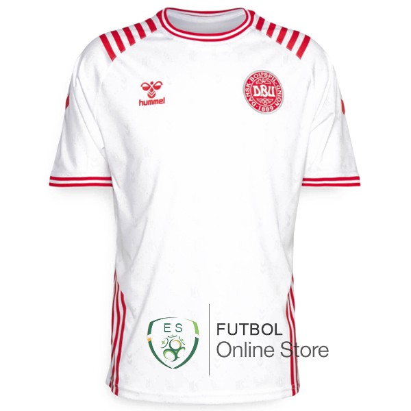 Edición Limitada Camiseta Dinamarca 2022 Blanco