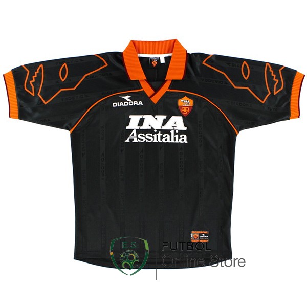 Retro Camiseta As Roma 1990-/2000 Seconda