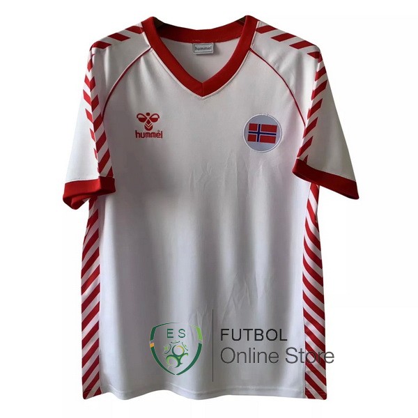 Retro Camiseta Noruega 1984 Seconda