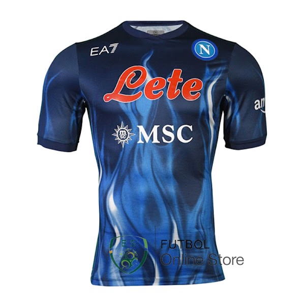 Camiseta Napoli 21/2022 Tercera Azul
