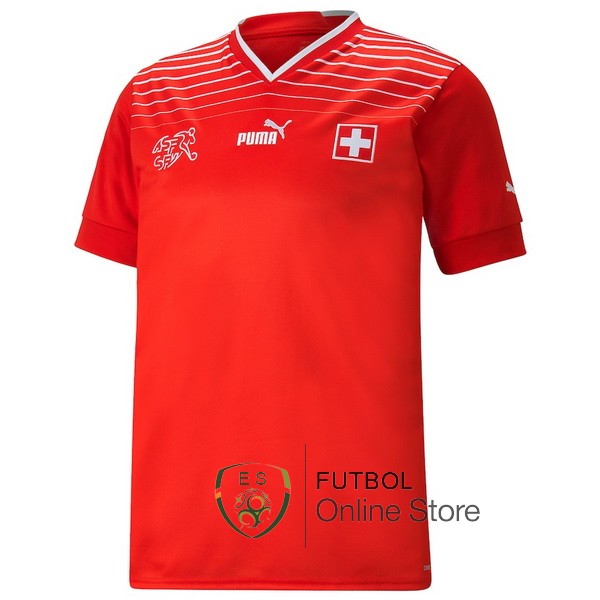 Tailandia Camiseta Suiza Copa del mundo 2022 Primera