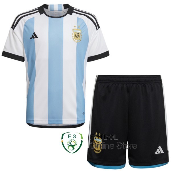 Camiseta Argentina Ninos 2022 Primera