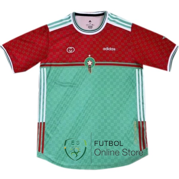 Tailandia Camiseta Marruecos 2022 Especial Rojo Verde
