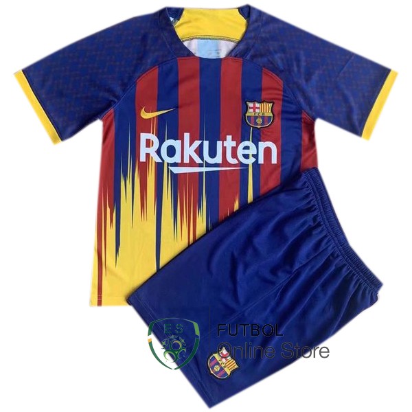 Camiseta Barcelona Ninos 22/2023 Concepto Azul Rojo