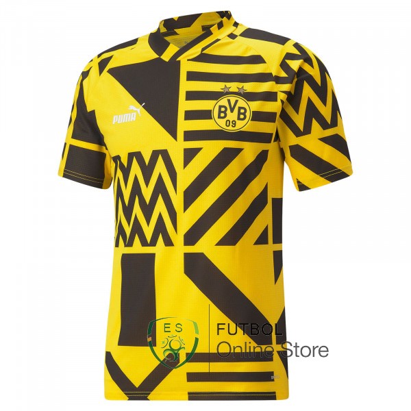 Tailandia Camiseta Borussia Dortmund 22/2023 Antes del Juego Amarillo