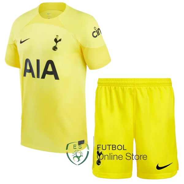 Tailandia Camiseta Tottenham Hotspur Conjunto Completo Hombre 22/2023 Portero Amarillo