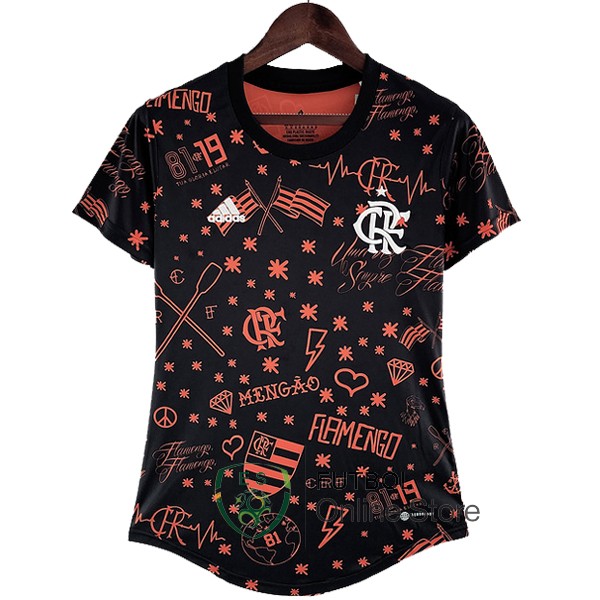 Previo al partido Camiseta Flamengo Mujer 22/2023 Rojo