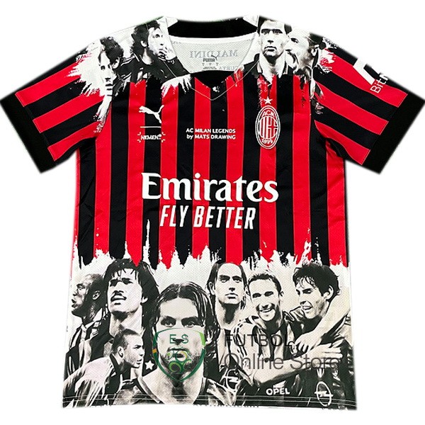 Tailandia Camiseta AC Milan 22/2023 Especial Rojo Blanco