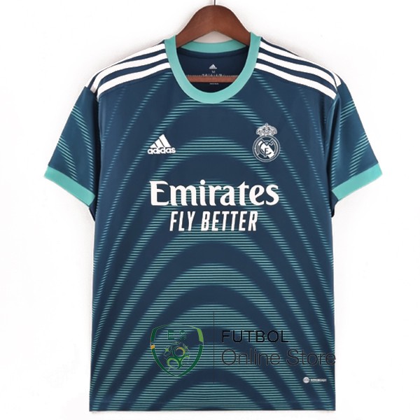 Tailandia Camiseta Real Madrid Especial 22/2023 Azul Verde