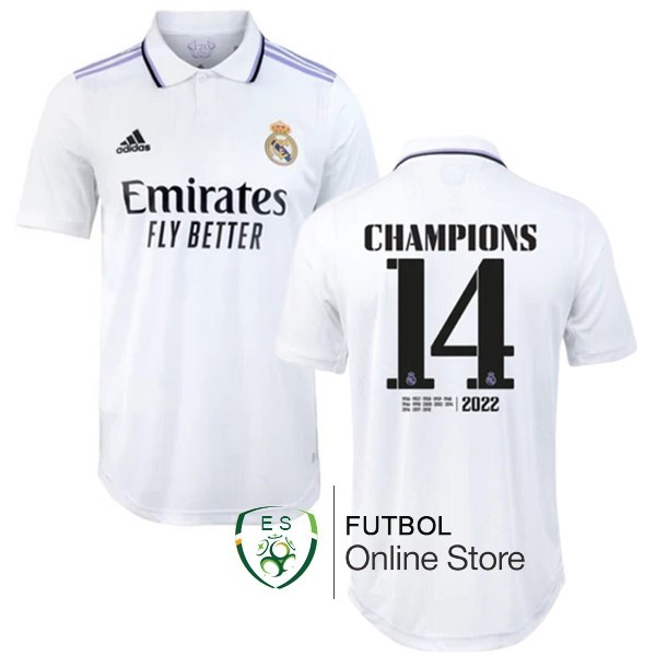 Tailandia Camiseta Champions Jugadores Real Madrid 22/2023 Primera