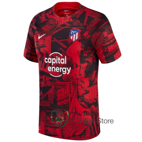 Tailandia Camiseta Atletico Madrid 22/2023 Previo Al Partido Rojo