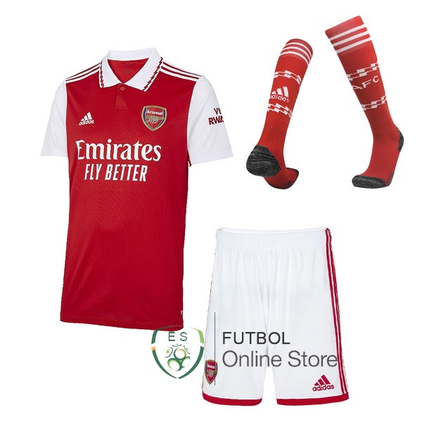 Camiseta Arsenal 22/2023 Primera Camiseta+Pantalones+Calcetines