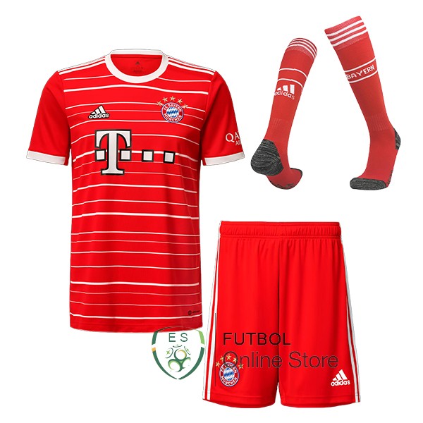Camiseta Bayern Munich （Camiseta+Pantalones+Calcetines） 22/2023 Primera