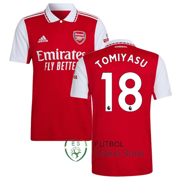 Camiseta Tomiyasu Arsenal 22/2023 Primera