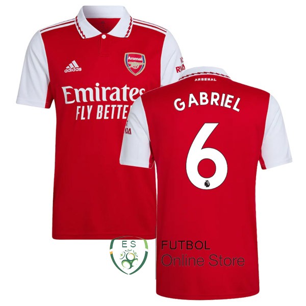 Camiseta Gabriel Arsenal 22/2023 Primera