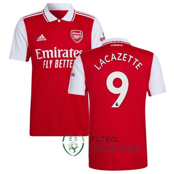 Camiseta Lacazette Arsenal 22/2023 Primera