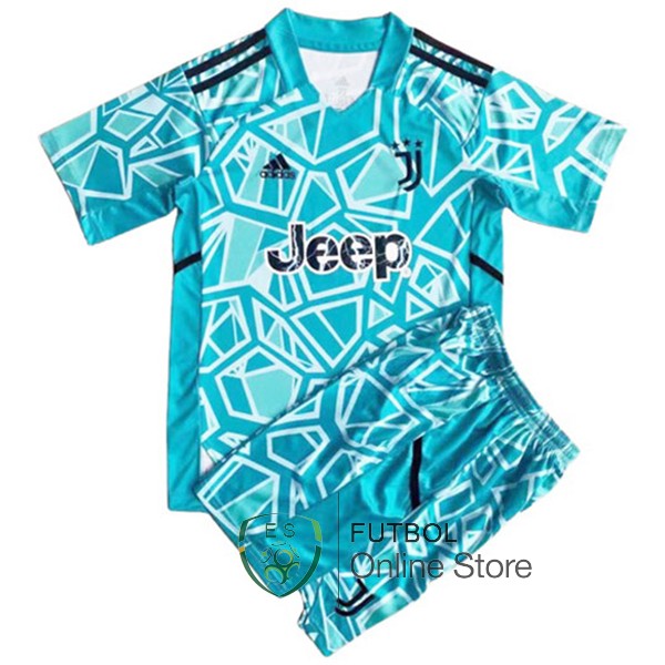 Camiseta Juventus Portero 22/2023 Conjunto Completo Hombre Azul