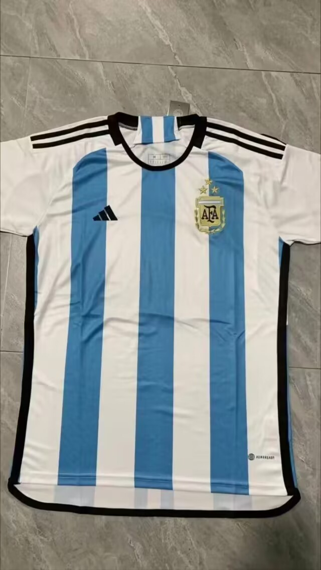 Tailandia Camiseta Argentina Copa del mundo 2022 Primera