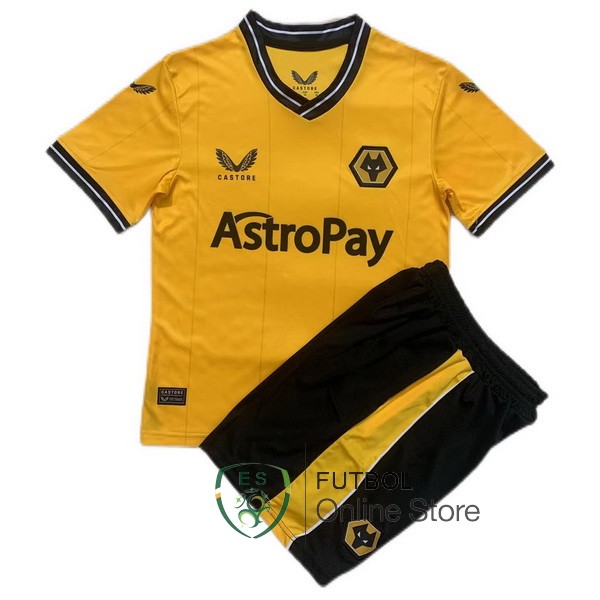 Camiseta Wolves Conjunto Completo Hombre 23/2024 Primera