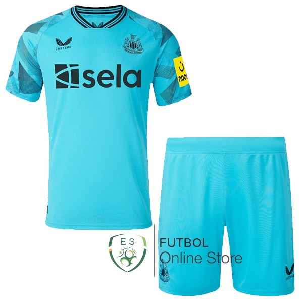 Camiseta Newcastle United Conjunto Completo Hombre 23/2024 Portero Azul