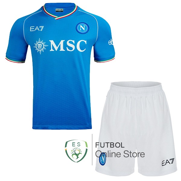 Camiseta Napoli Ninos 23/2024 Primera