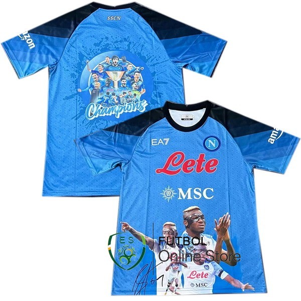 Tailandia Especial Camiseta Napoli 23/2024 I Azul