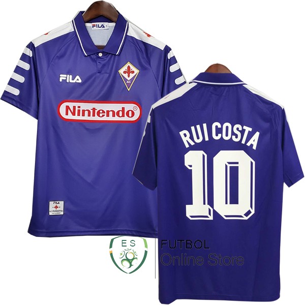 NO.10 Rui Costa Retro Camiseta Fiorentina 1998-1999 Primera