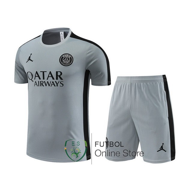 Entrenamiento Paris Saint Germain Conjunto Completo Gris I Negro 23/2024