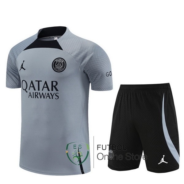 Entrenamiento Paris Saint Germain Conjunto Completo Gris Negro 23/2024