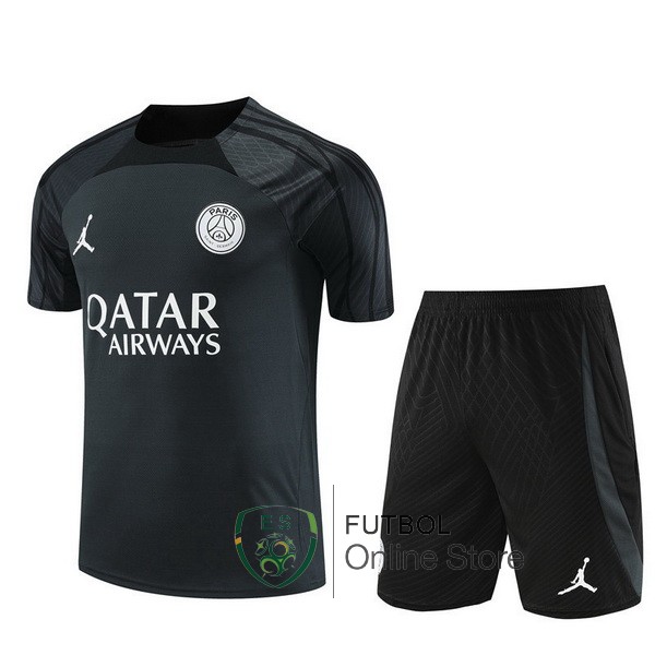 Entrenamiento Paris Saint Germain Conjunto Completo Negro Gris 23/2024