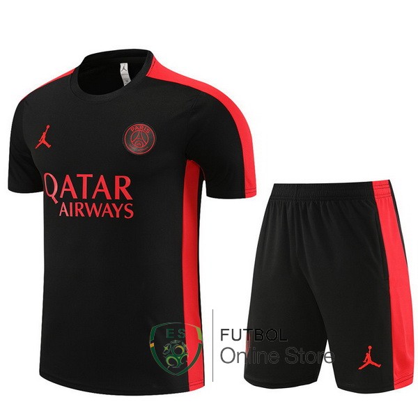 Entrenamiento Paris Saint Germain Conjunto Completo Negro Rojo 23/2024