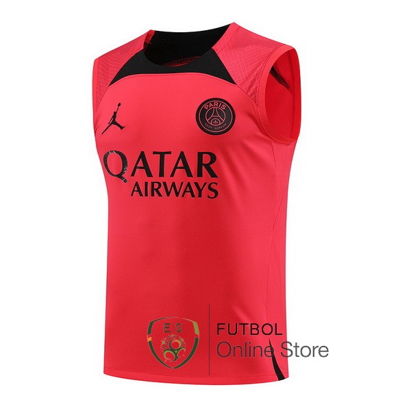 Entrenamiento Sin Mangas Paris Saint Germain Rojo I Negro 23/2024