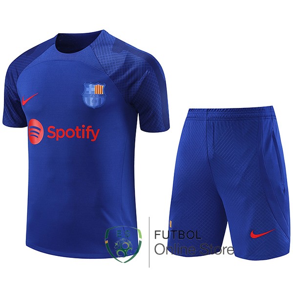 Entrenamiento Barcelona Conjunto Completo Azul 23/2024