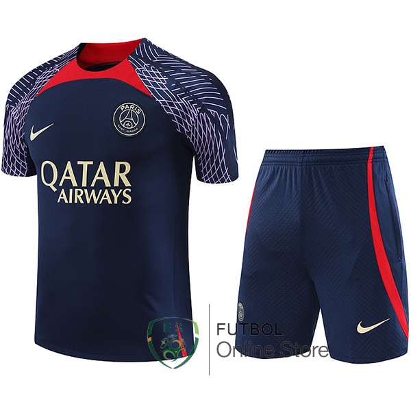 Entrenamiento Paris Saint Germain Conjunto Completo Azul Marino Purpura 23/2024