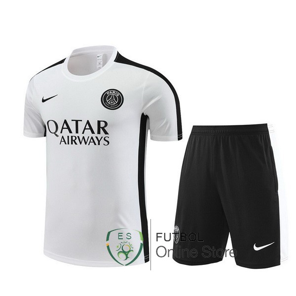 Entrenamiento Paris Saint Germain Conjunto Completo Blanco Negro 23/2024