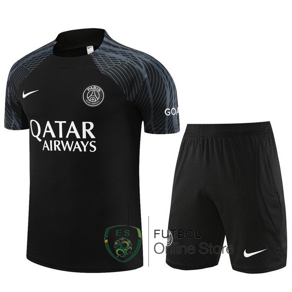 Entrenamiento Paris Saint Germain Conjunto Completo Negro 23/2024