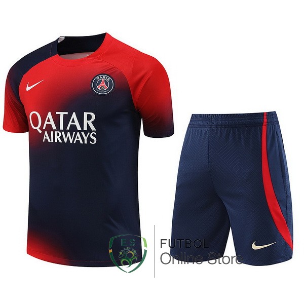 Entrenamiento Paris Saint Germain Conjunto Completo Rojo Azul 23/2024