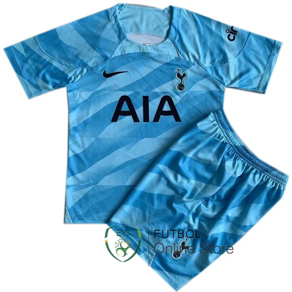 Camiseta Tottenham Hotspur Ninos 23/2024 Portero Azul
