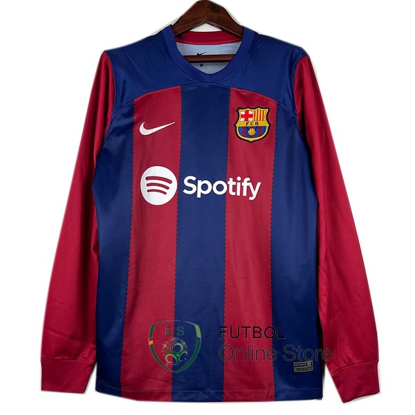 Tailandia Camiseta Manga Larga Barcelona 23/2024 Primera