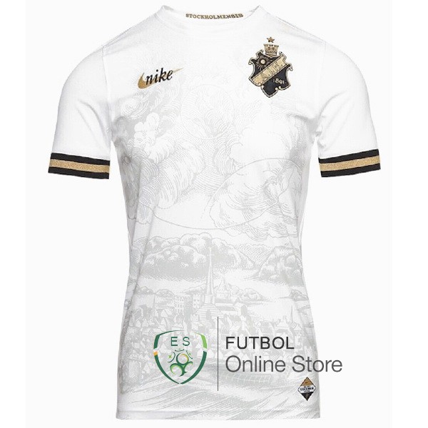 Tailandia Camiseta AIK Stockholm 23/2024 Edición Conmemorativa Blanco