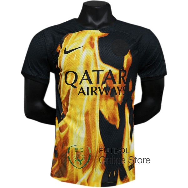 Tailandia Jugadores Camiseta Paris Saint Germain 23/2024 Especial Negro Amarillo