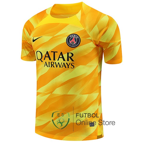 Tailandia Camiseta Paris Saint Germain 23/2024 Portero Amarillo