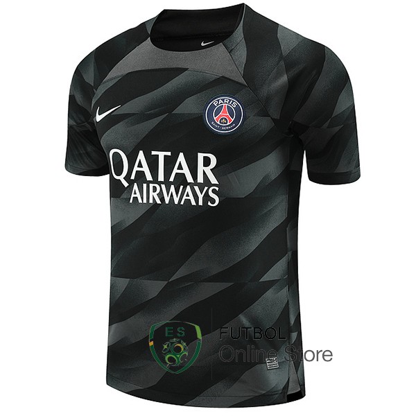 Tailandia Camiseta Paris Saint Germain 23/2024 Portero Negro