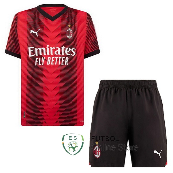 Camiseta Ac Milan Ninos 23/2024 Primera