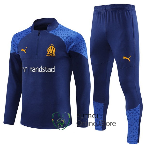 Camiseta Marseille Chandal Ninos 23/2024 Azul Marino